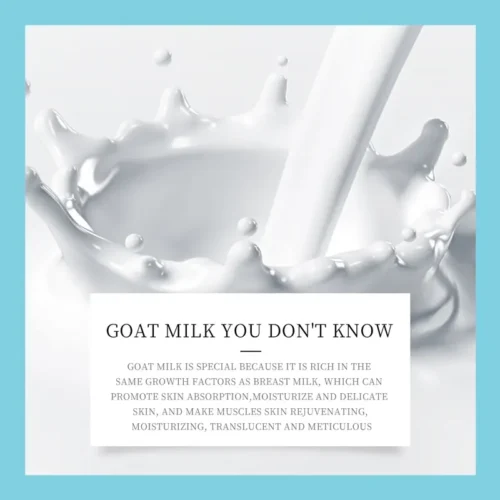 EXGYAN Goats Milk Shower Gel 800ml Whitening Moisturizing Shower Gel 800ml - Image 6