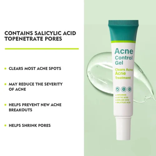 Salicylic Acid Gel Lighten Acne Ceramide Lactate Acne Cream 30g - Image 3