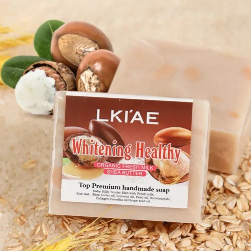 Premium Cold Press Handmade Rice Bar Soap 150g - Image 4