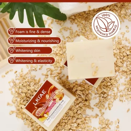Premium Cold Press Handmade Rice Bar Soap 150g - Image 3